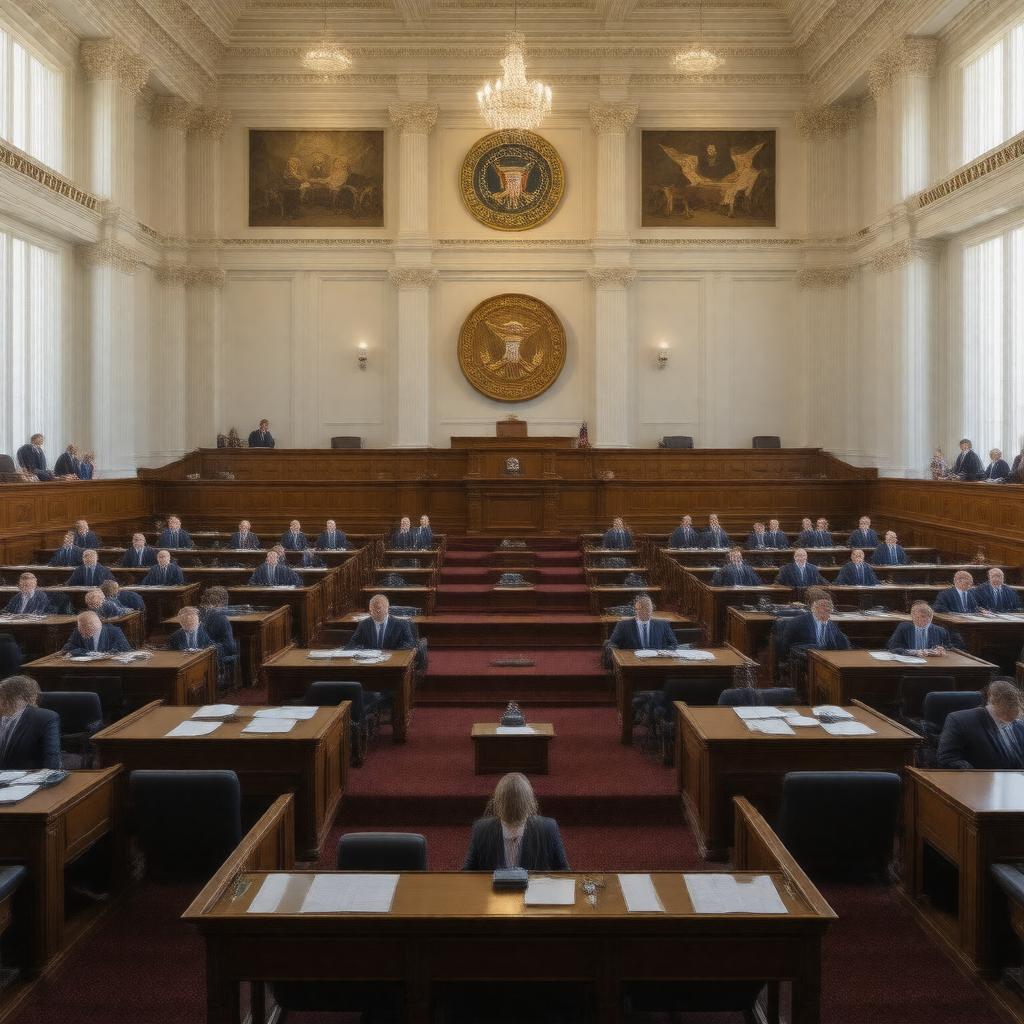 Click to view larger image AI-created image of Alaska Senate