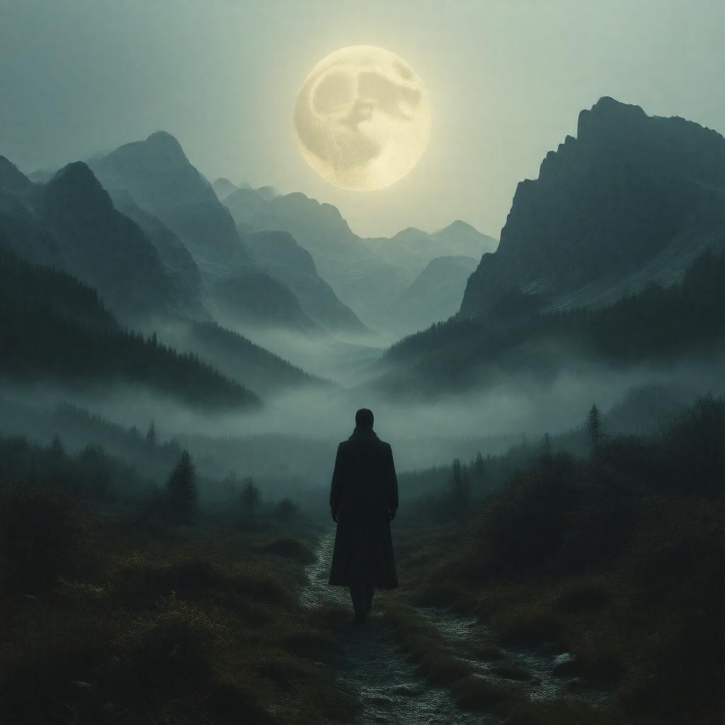 AI-created image of Alastor, or The Spirit of Solitude