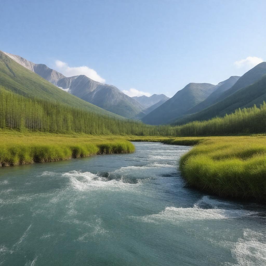 AI-created image of Alatna River