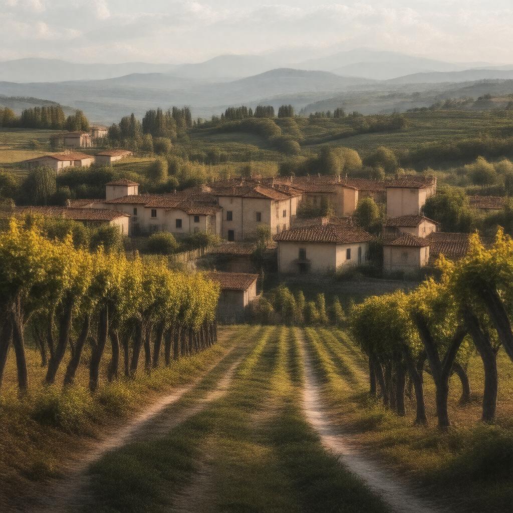 AI-created image of Alba, Italy