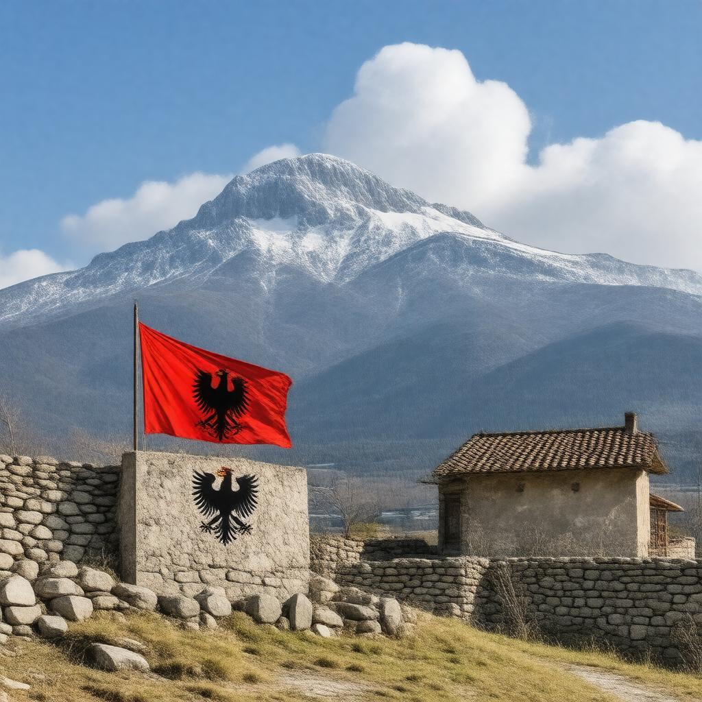 AI-created image of Albania