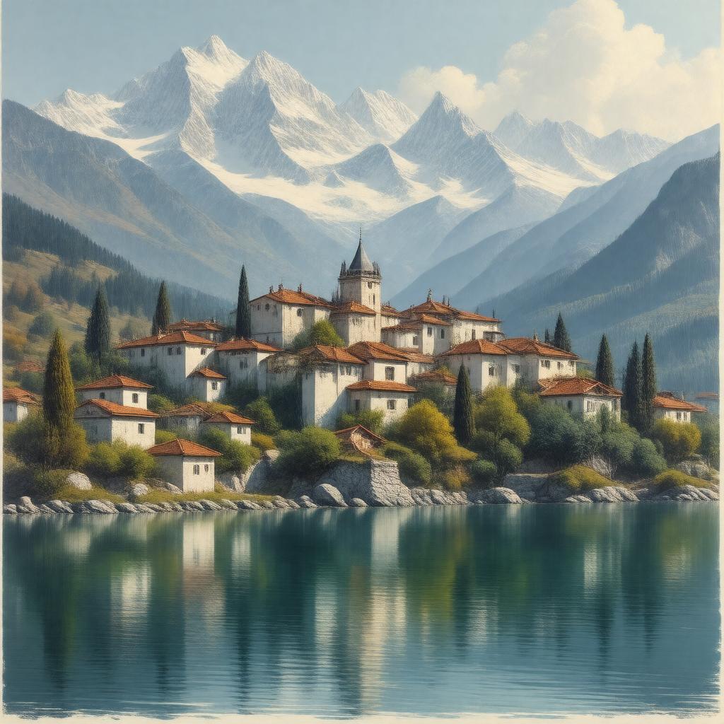 AI-created image of Albanian