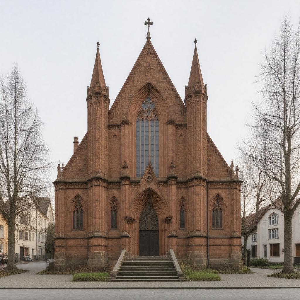 AI-created image of Albanikirche