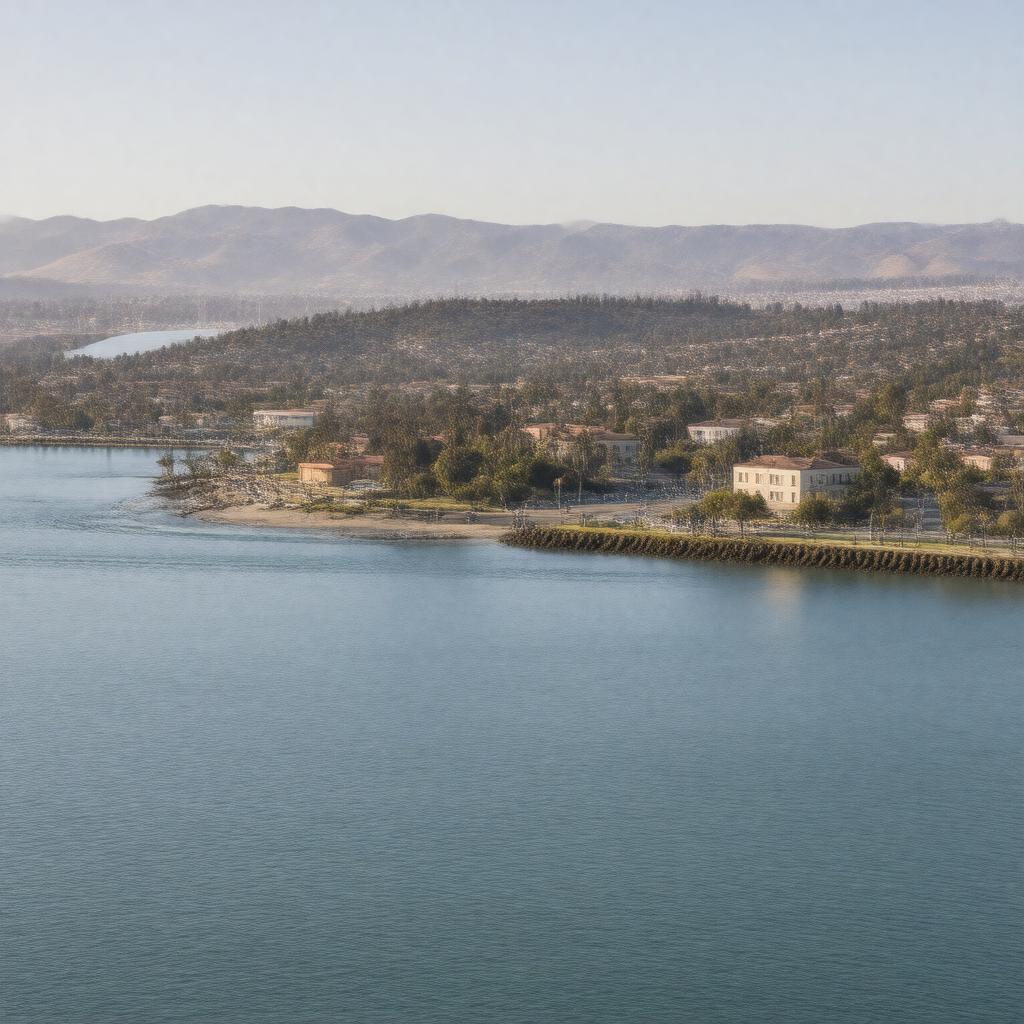 AI-created image of Albany, California