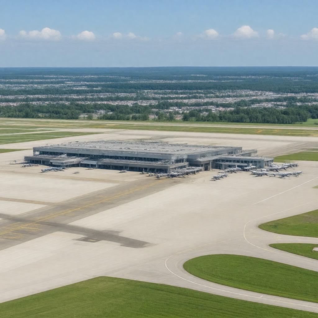 AI-created image of Albany International Airport