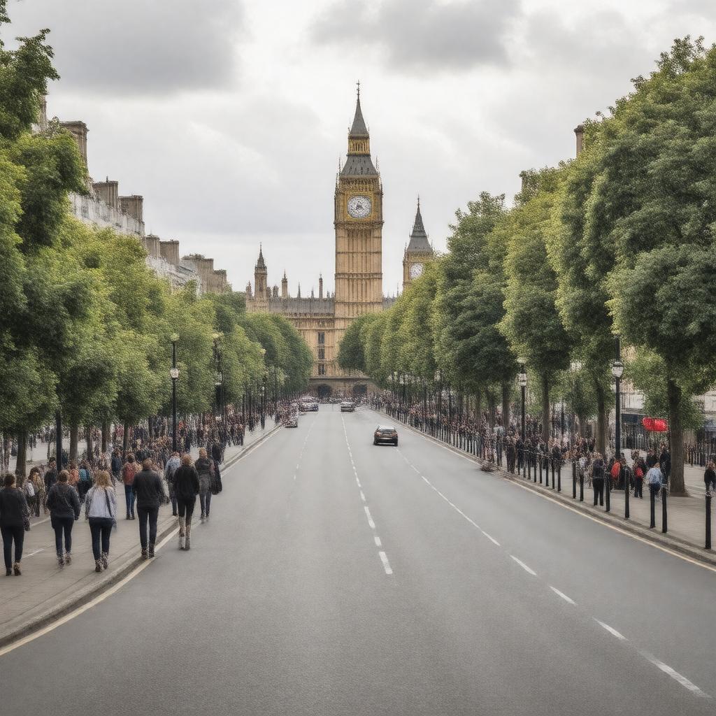 AI-created image of Albany Street