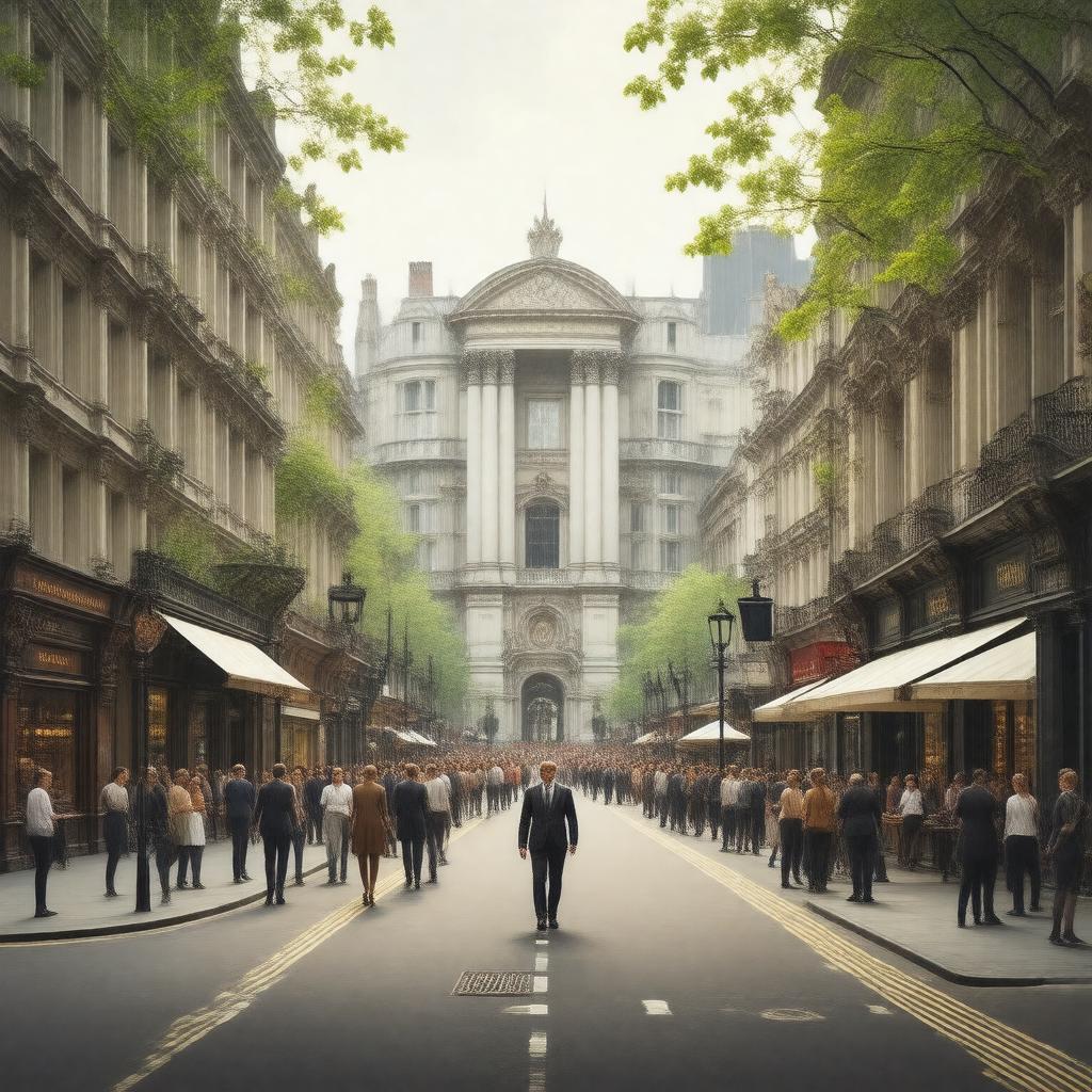 AI-created image of Albemarle Street