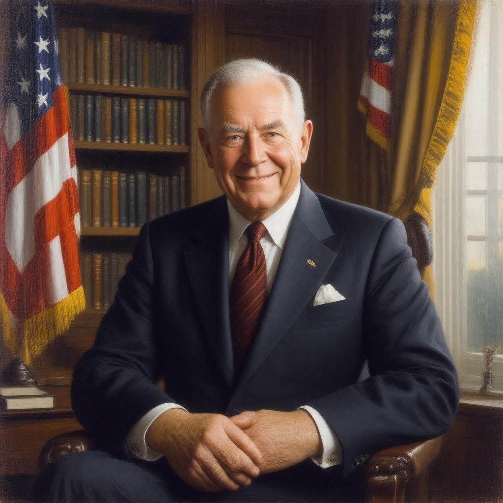 AI-created image of Alben W. Barkley