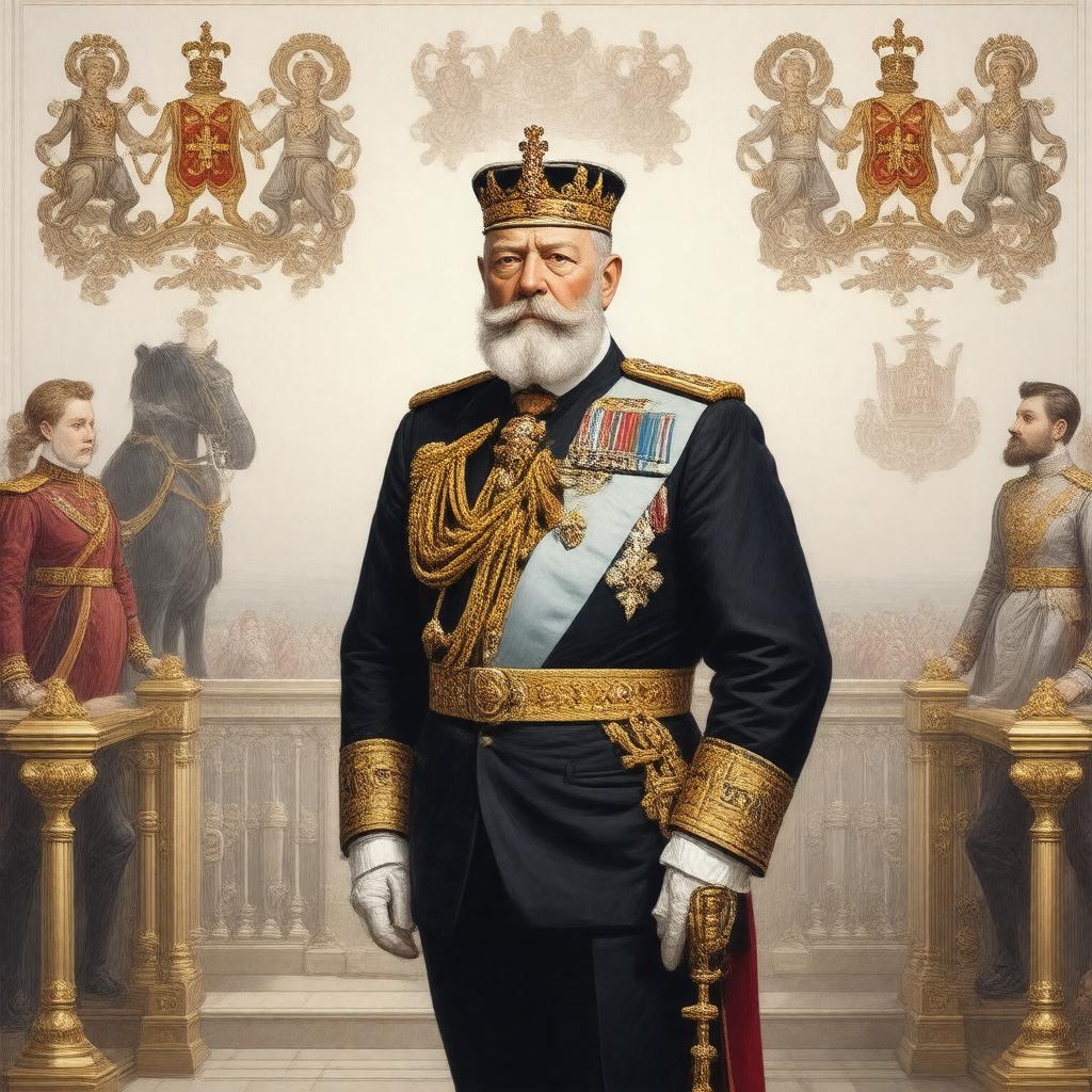 AI-created image of Albert Edward