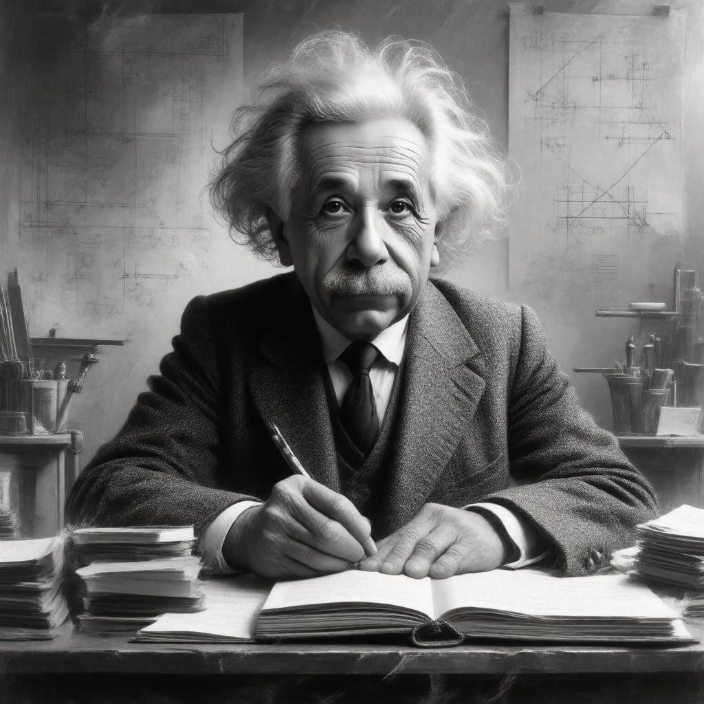 AI-created image of Albert Einstein