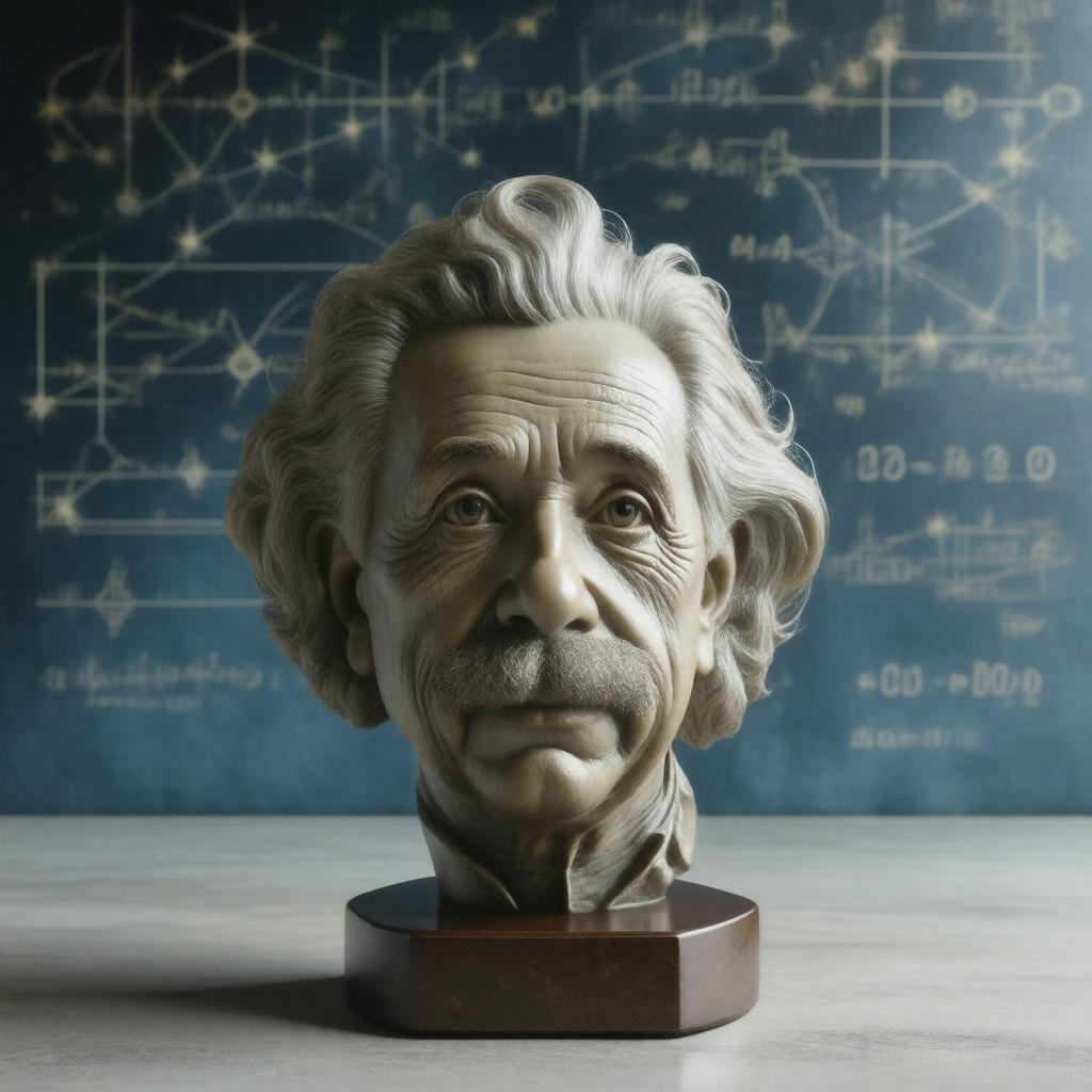 Click to view larger image AI-created image of Albert Einstein Award