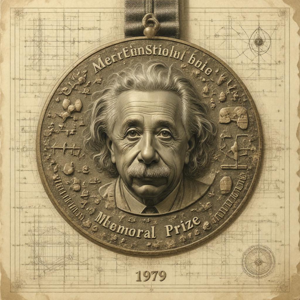 Click to view larger image AI-created image of Albert Einstein Memorial Prize