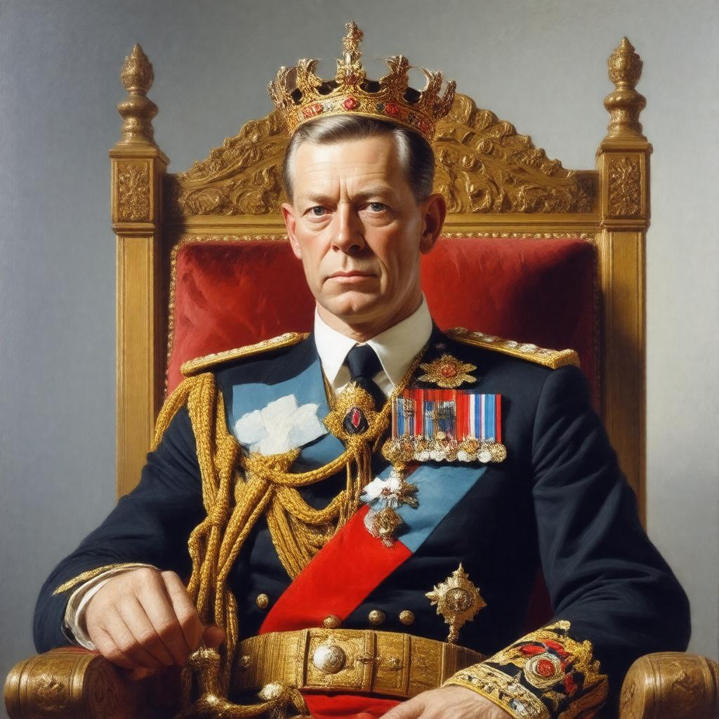 AI-created image of Albert Frederick Arthur George