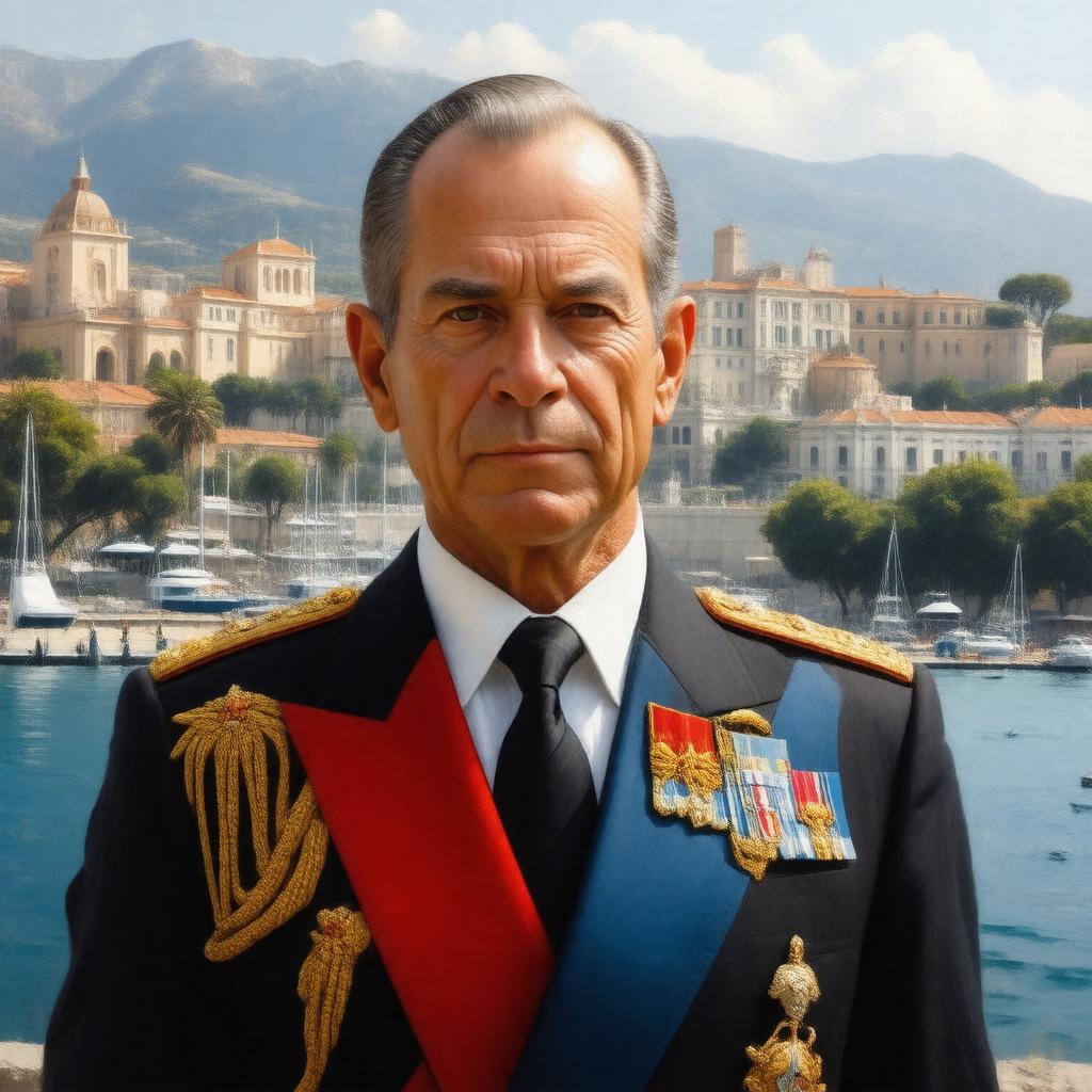 AI-created image of Albert II, Prince of Monaco