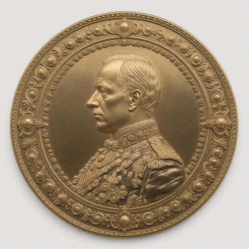 AI-created image of Albert Medal (Royal Society of Arts)