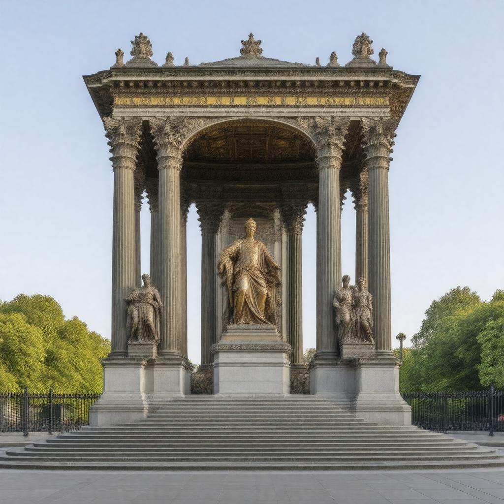Click to view larger image AI-created image of Albert Memorial