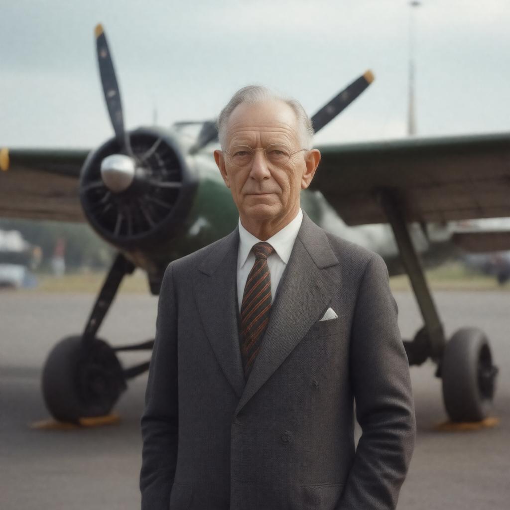 AI-created image of Albert Plesman