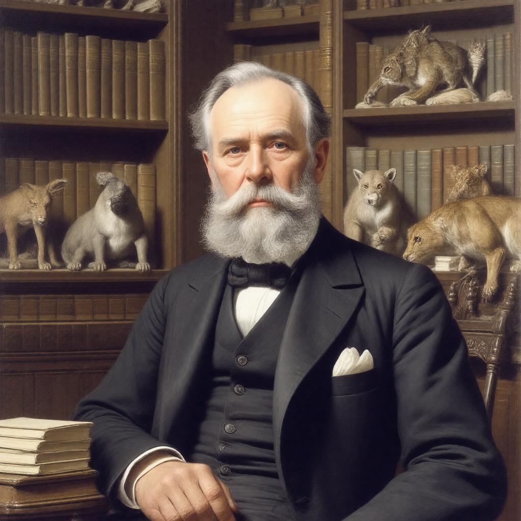 Click to view larger image AI-created image of Albert S. Bickmore