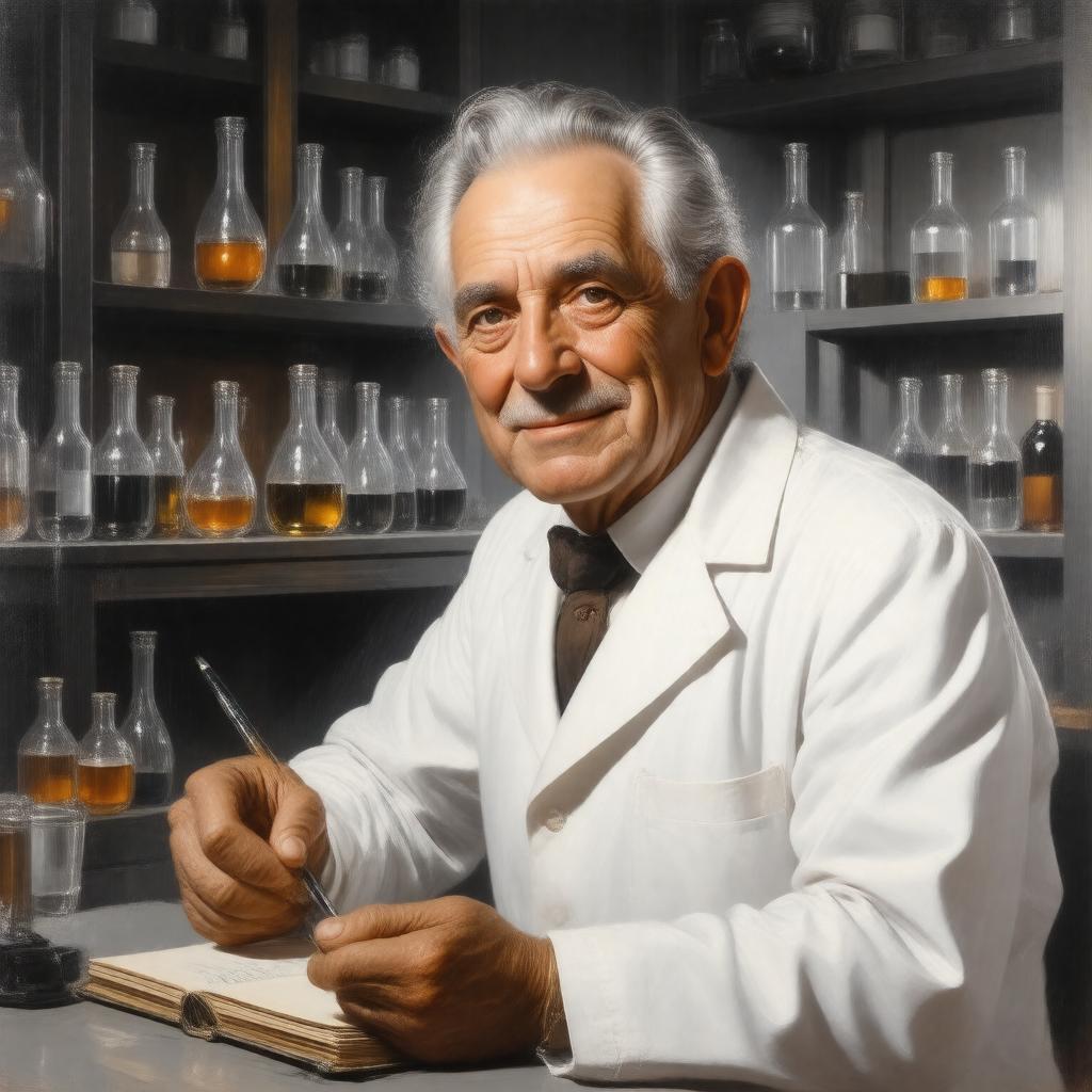 AI-created image of Albert Szent-Györgyi