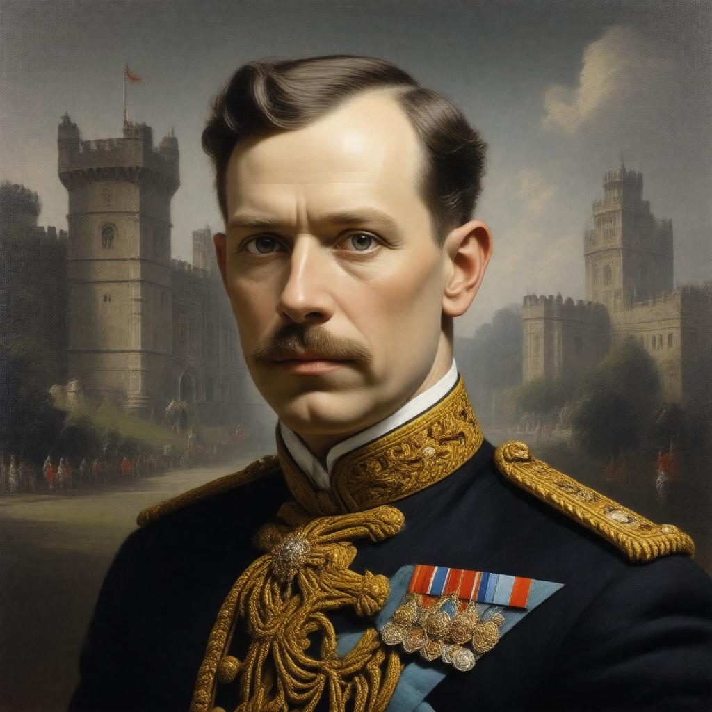AI-created image of Albert Victor Christian Edward