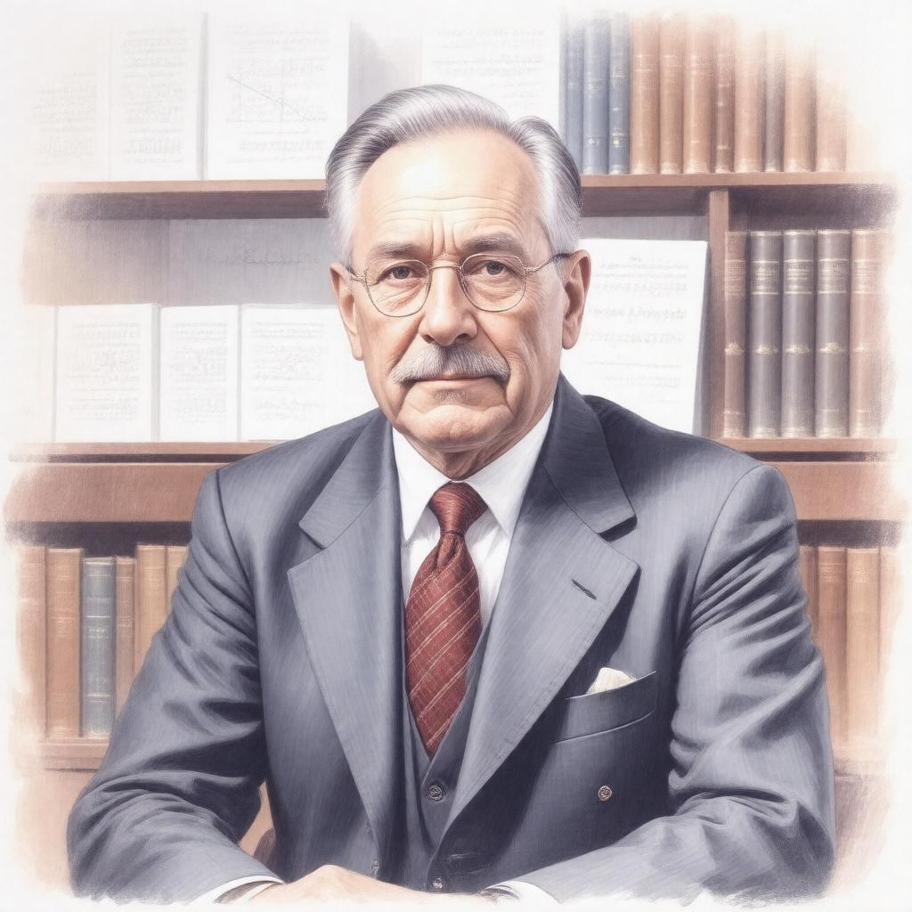 AI-created image of Albert W. Tucker