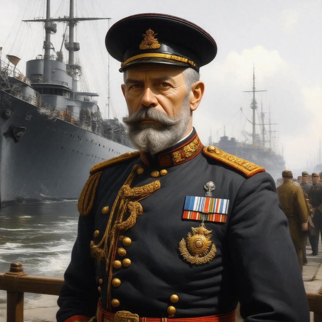 AI-created image of Albert Wilhelm Heinrich