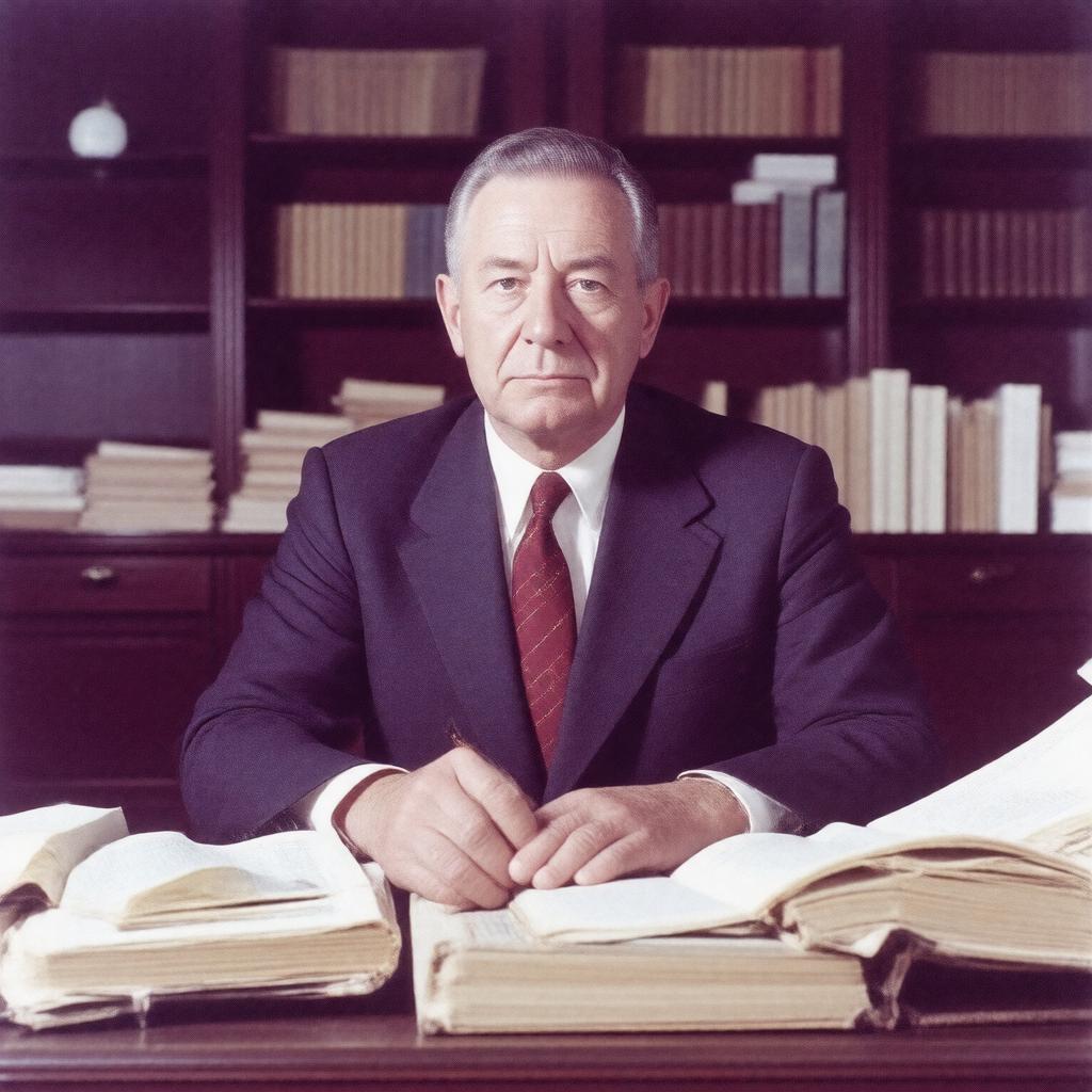 AI-created image of Albert Wohlstetter