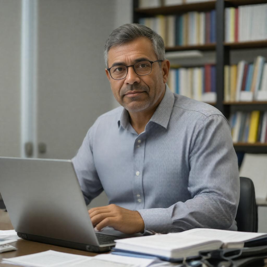 AI-created image of Alberto Vourvoulias-Bush