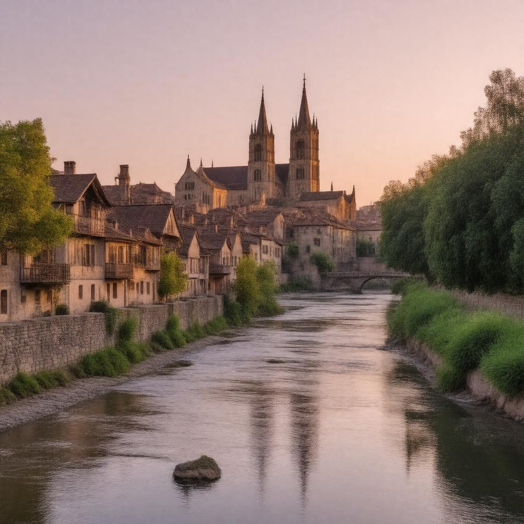 AI-created image of Albi, France