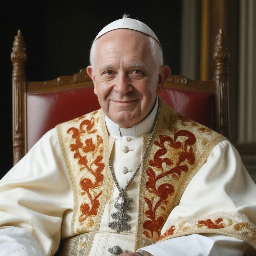 AI-created image of Albino Luciani