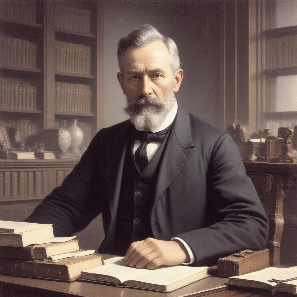 AI-created image of Albion Woodbury Small