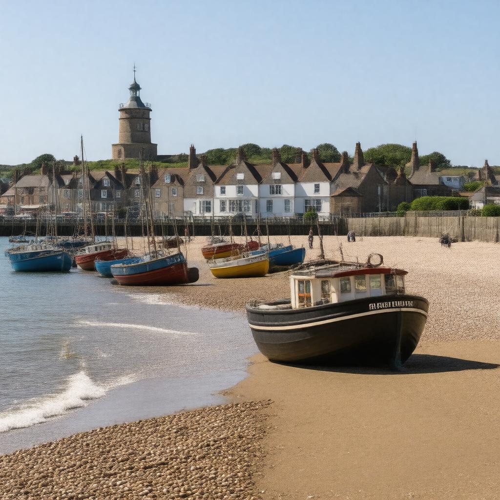 AI-created image of Aldeburgh, Suffolk