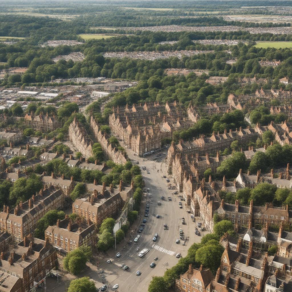 AI-created image of Aldershot, United Kingdom