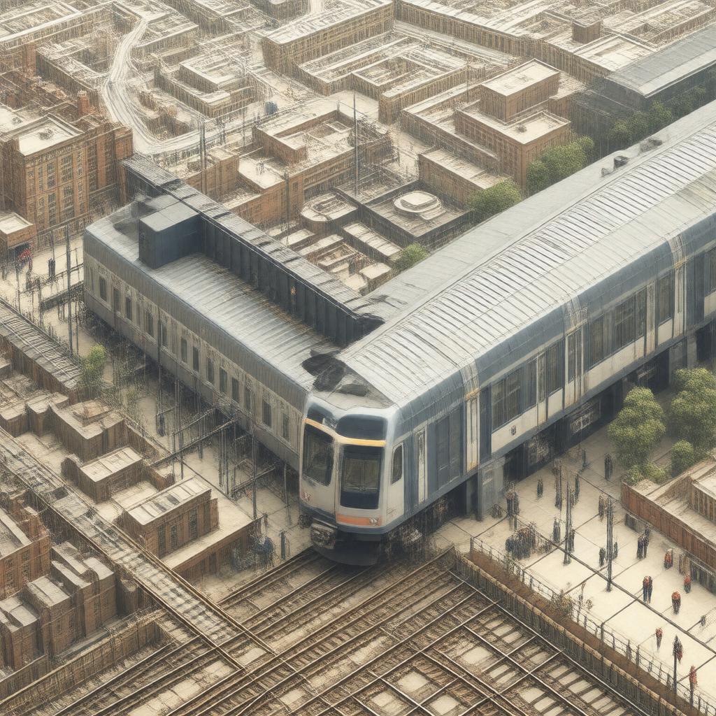 AI-created image of Aldgate East