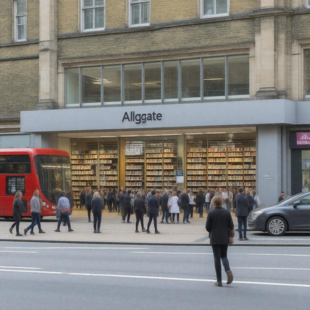 Click to view larger image AI-created image of Aldgate Library