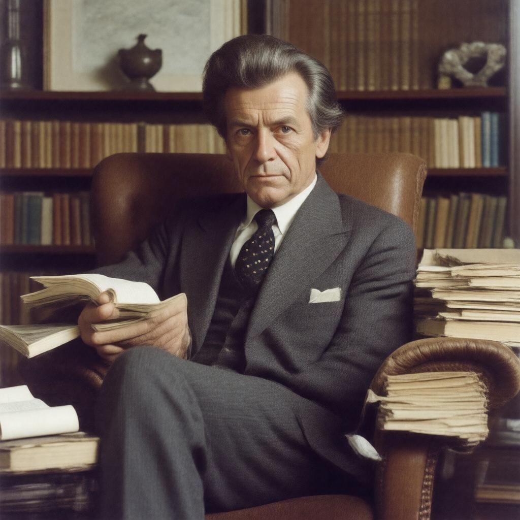 AI-created image of Aldous Leonard Huxley