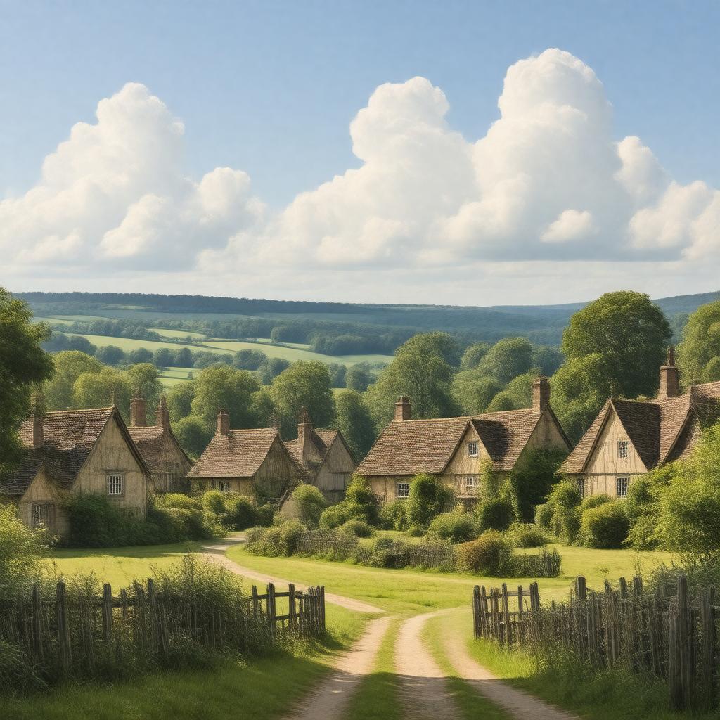 AI-created image of Aldworth, Surrey, England