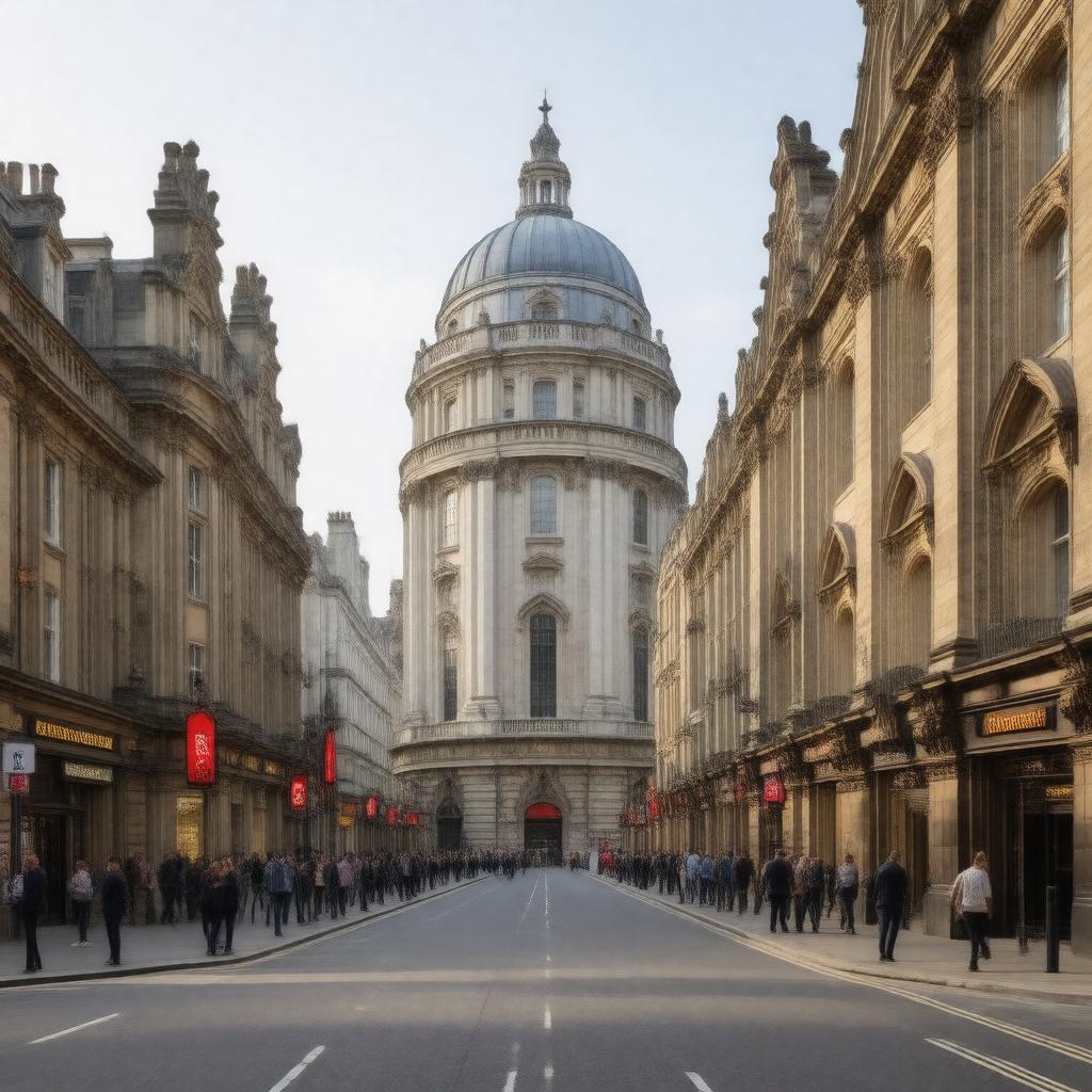 AI-created image of Aldwych