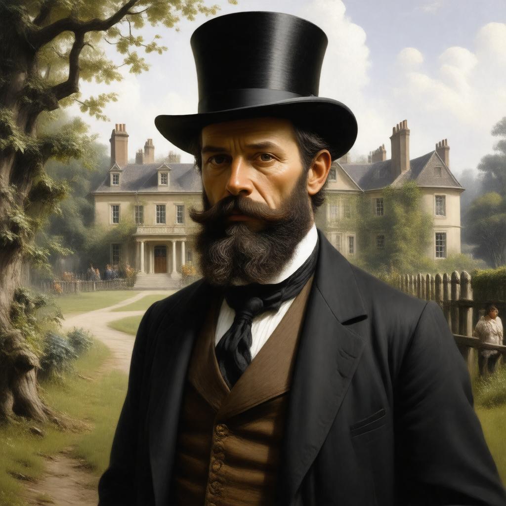 AI-created image of Alec d'Urberville