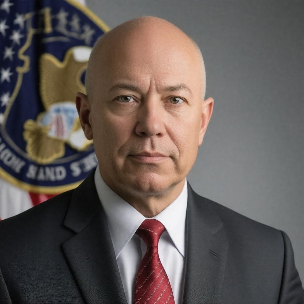 AI-created image of Alejandro Mayorkas