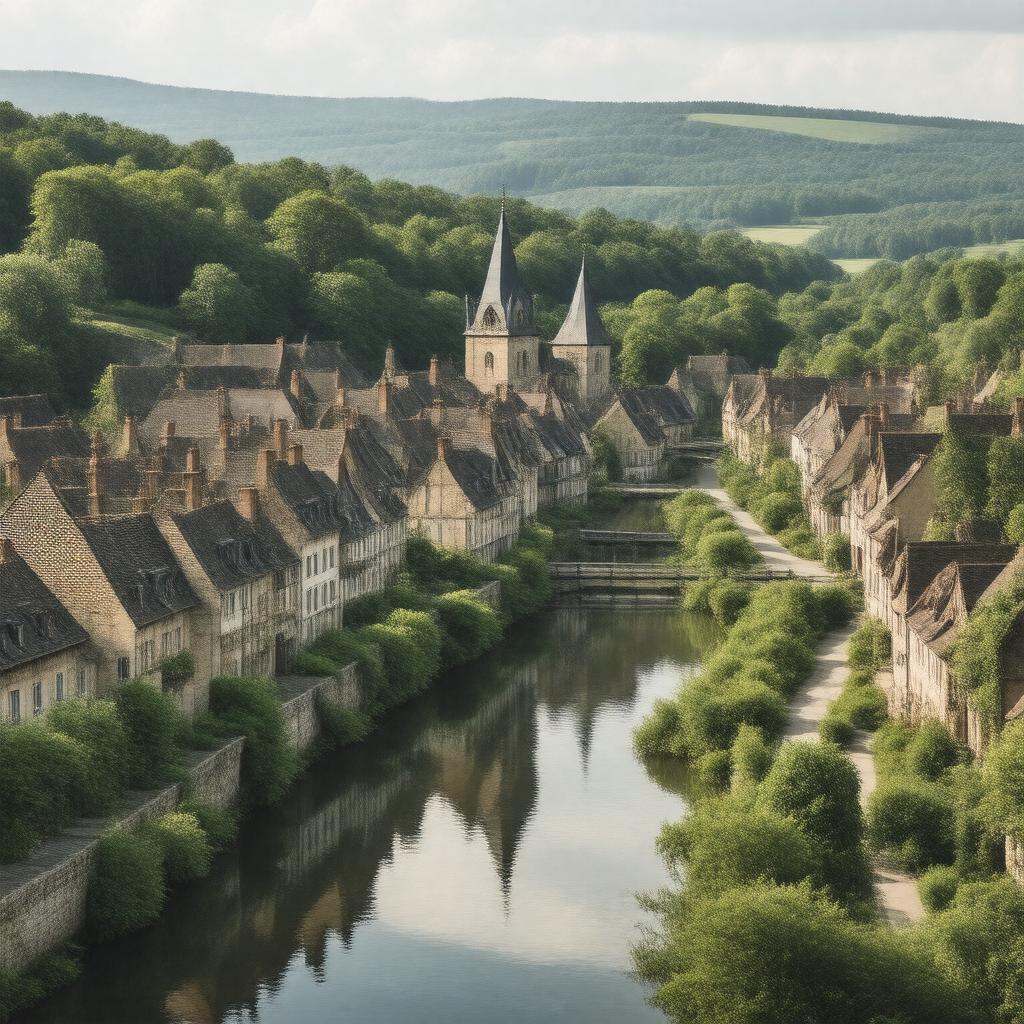 AI-created image of Alençon