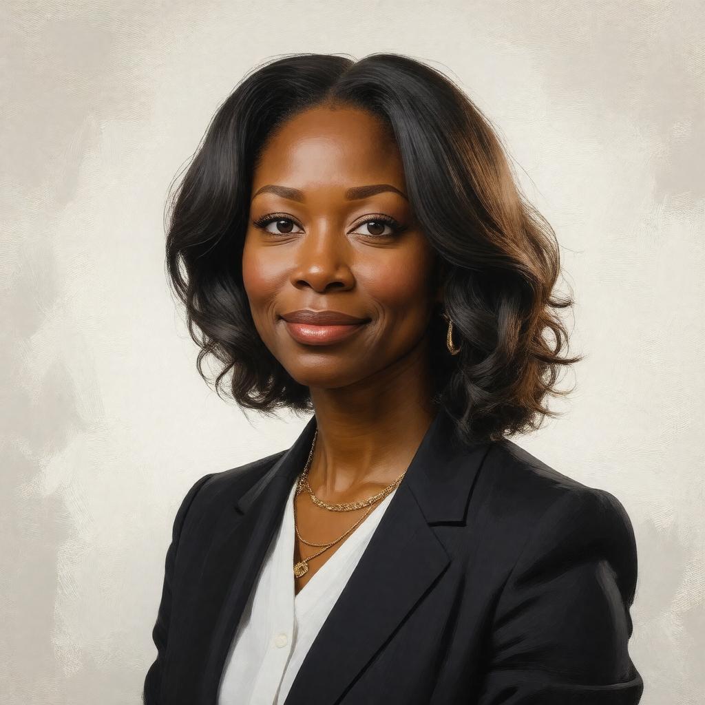 AI-created image of Alena Allen