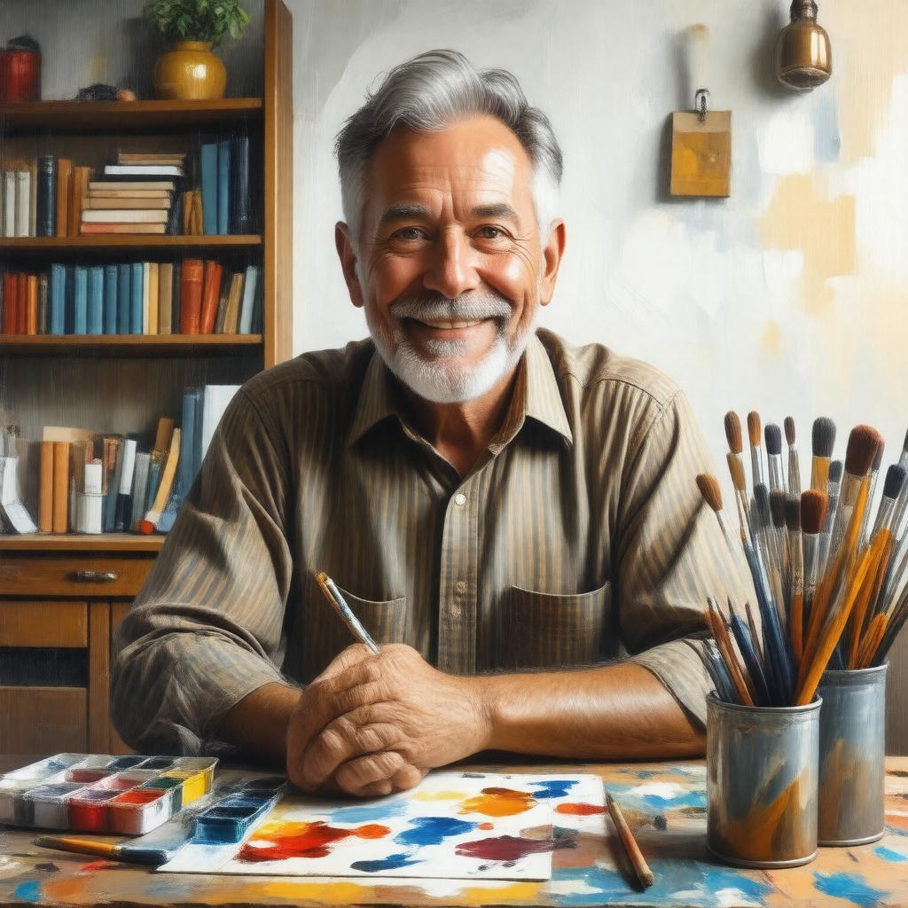 Click to view larger image AI-created image of Alex Beard