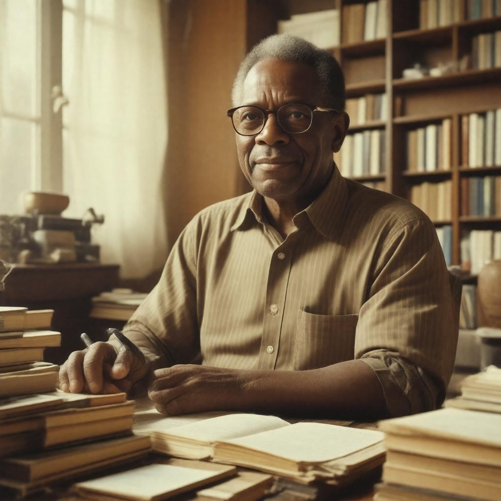 AI-created image of Alex Haley