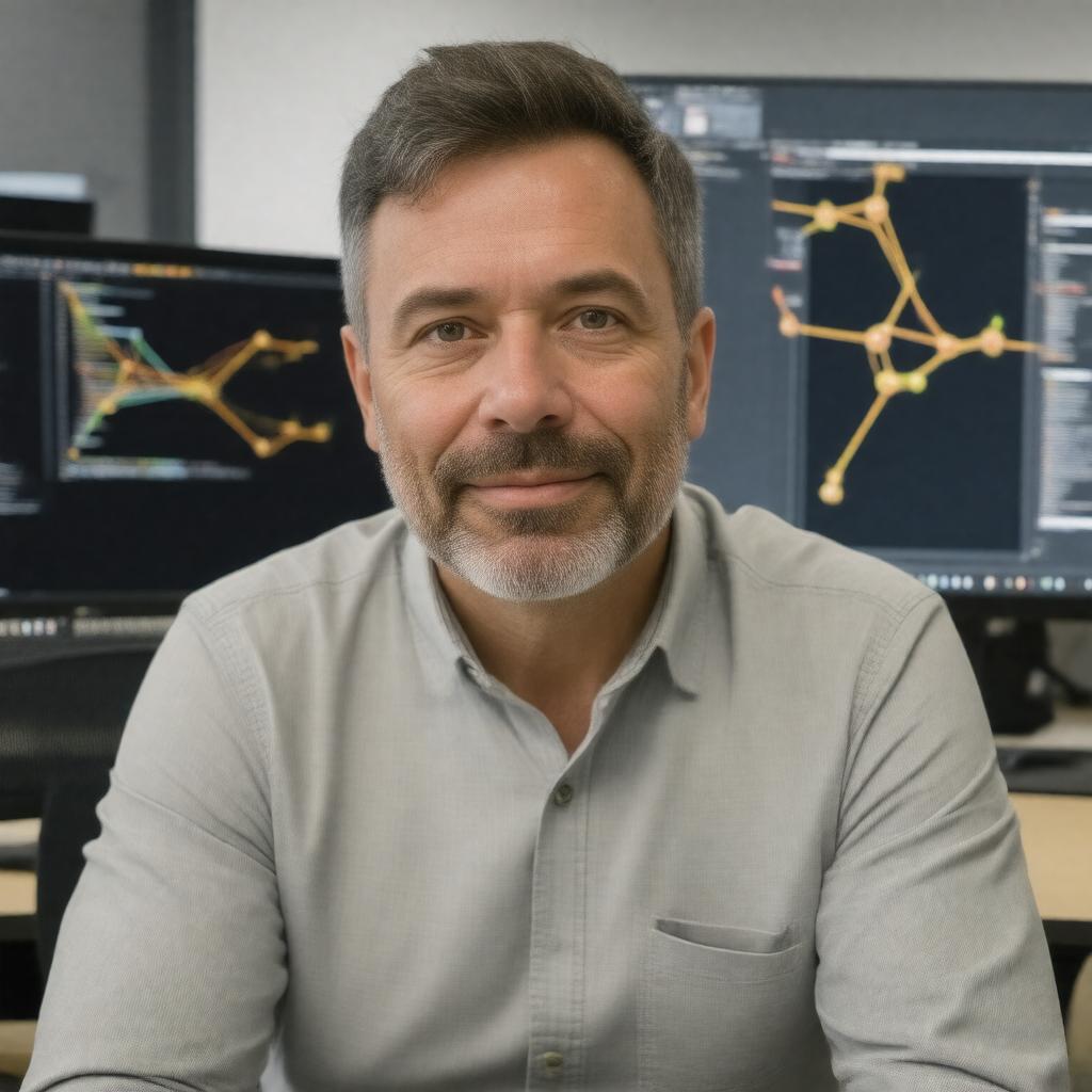 AI-created image of Alex Krizhevsky