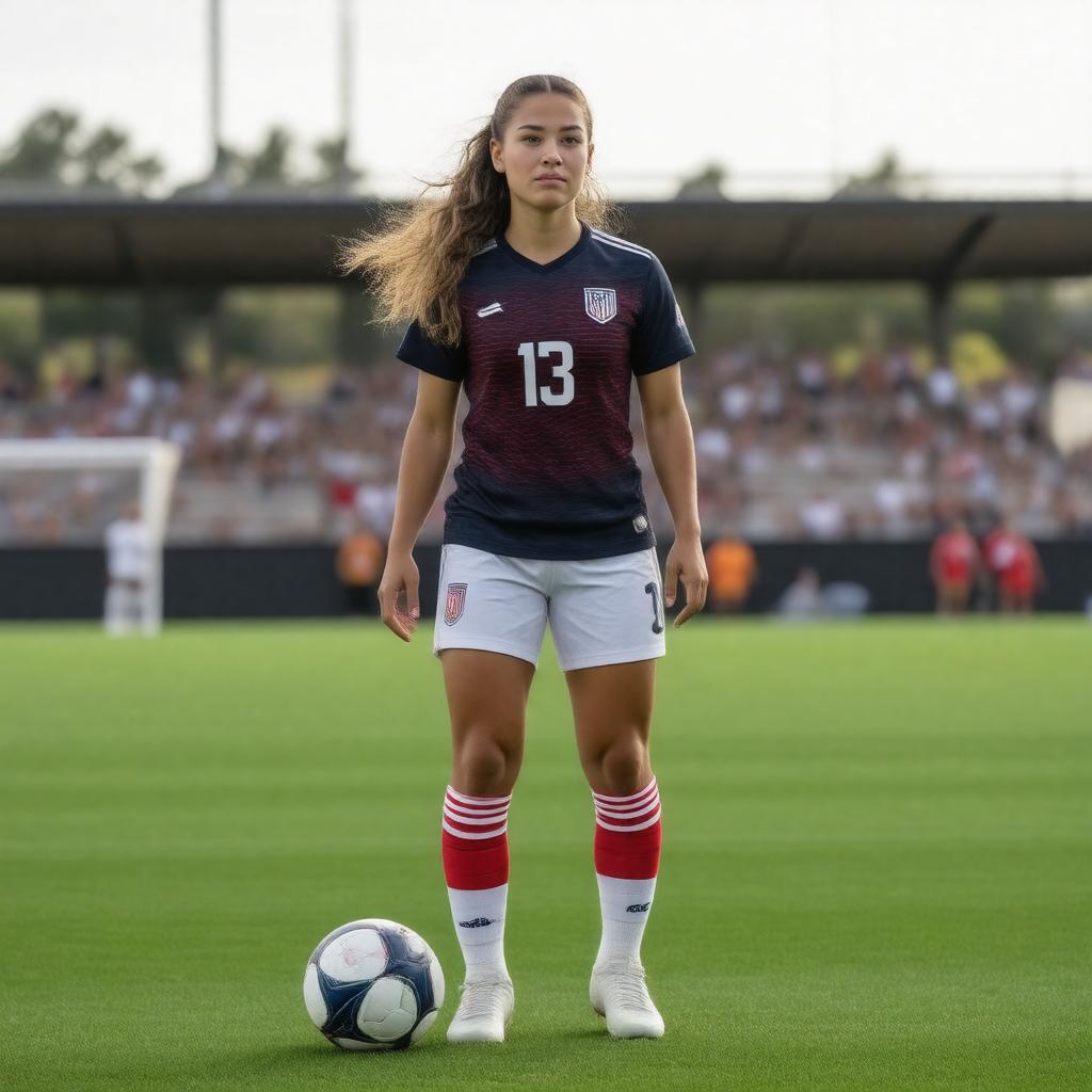 AI-created image of Alex Morgan