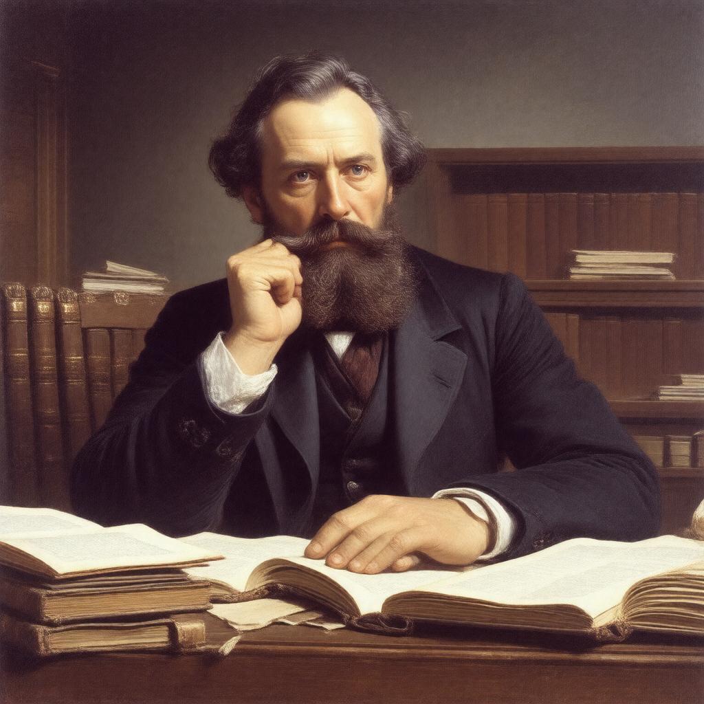 AI-created image of Alexander Bain