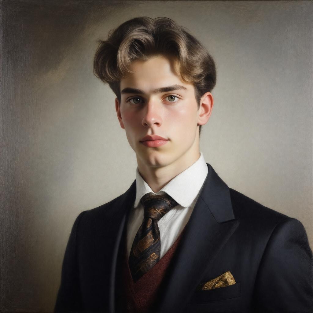 AI-created image of Alexander Bowes-Lyon