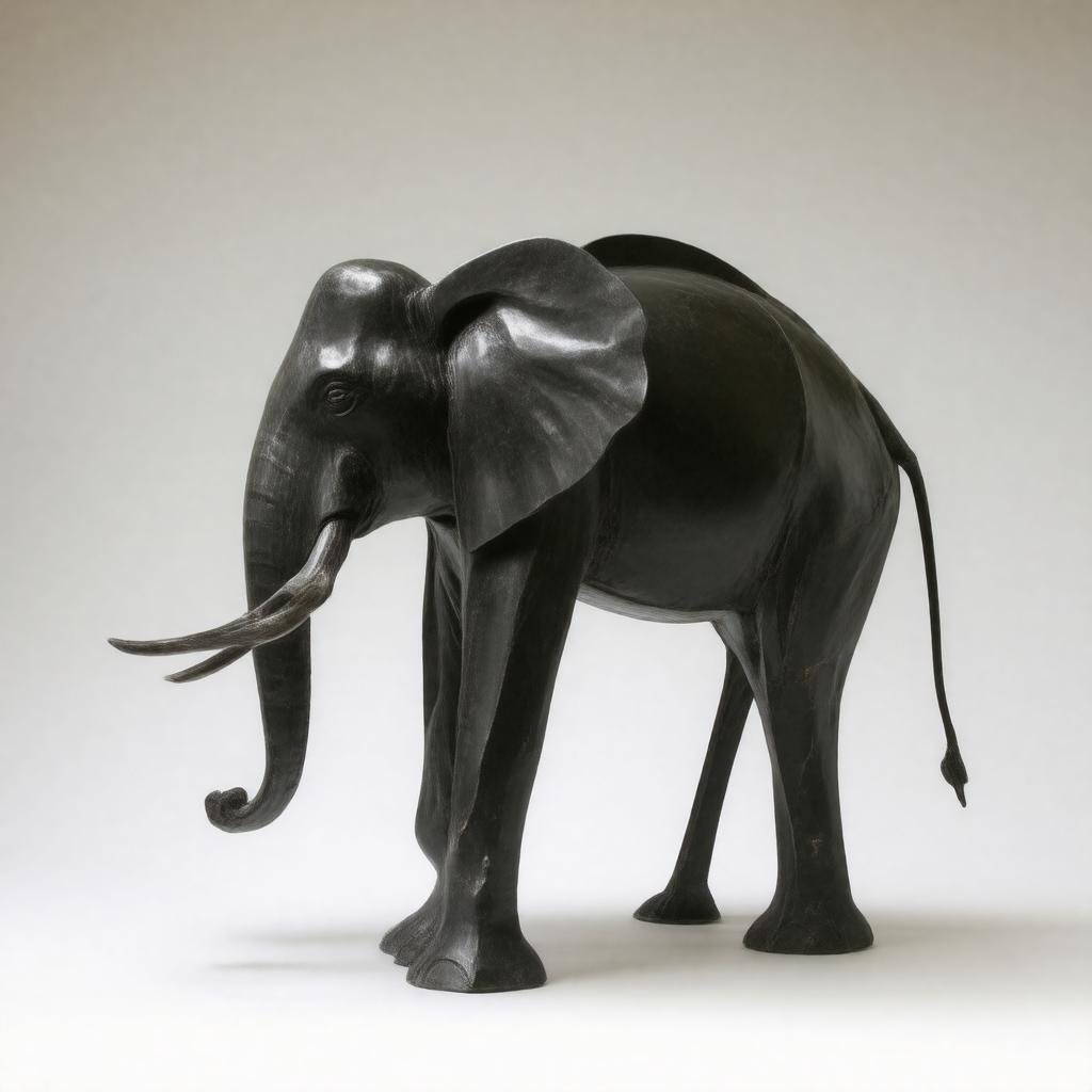 Click to view larger image AI-created image of Alexander Calder-designed 'Ellie' elephant