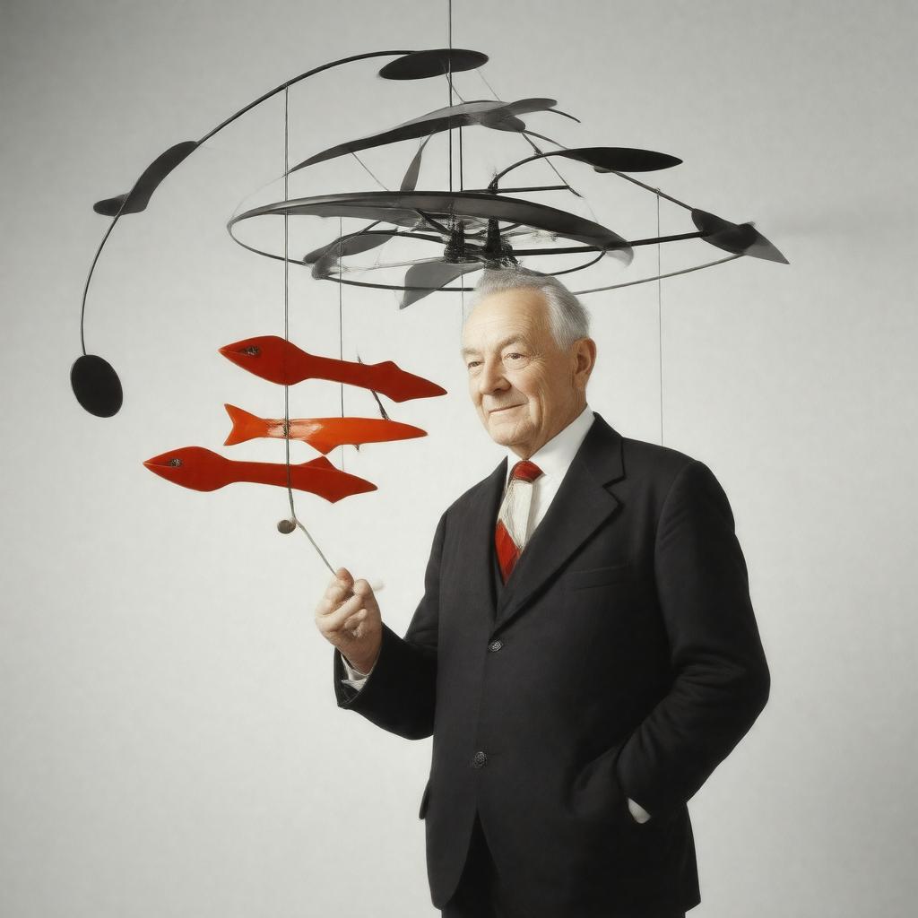AI-created image of Alexander Calder